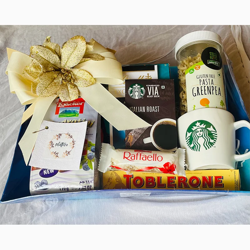 Starbucks On The Go Hamper - Gourmet Gift Basket Online | Send Gift Hampers  USA to United States - Flora2000