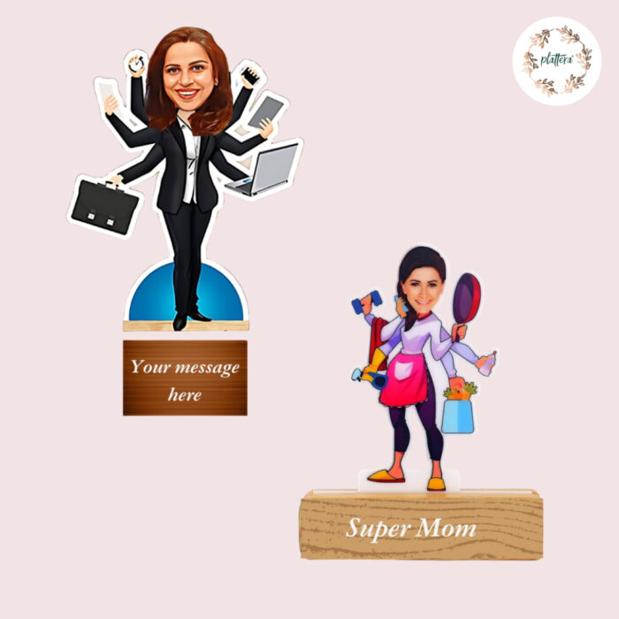 Customised Super Mom Caricature